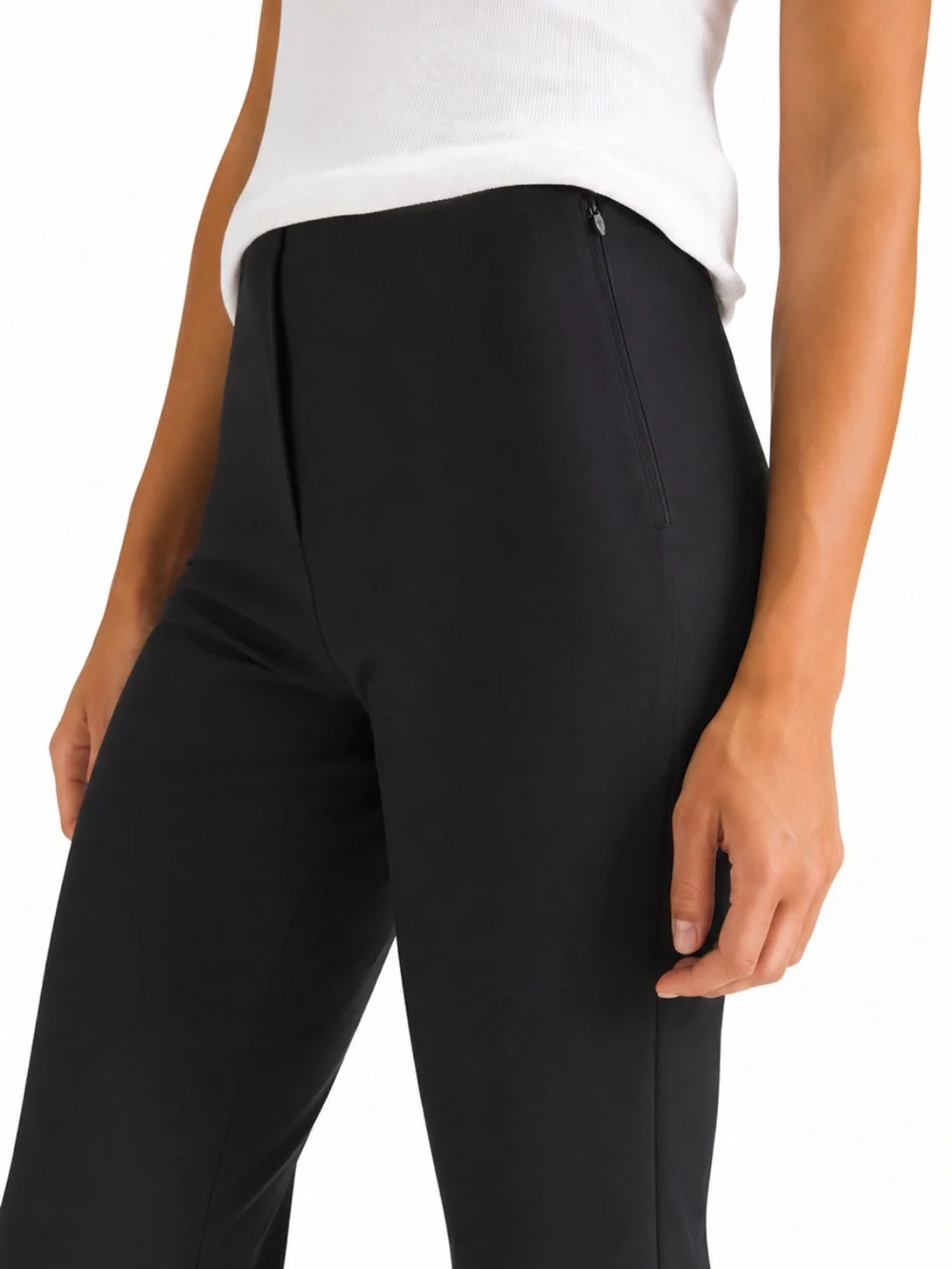 Lululemon Smooth Fit Pull-On High-Rise Pants Black Size 6 Tall EUC!